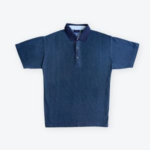 Van Heusen Mens Size Large Navy Cotton Polo